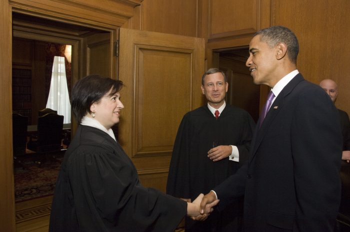 President Barack Obama and Supreme Court Justice Elena Kagan (Wikicommons)