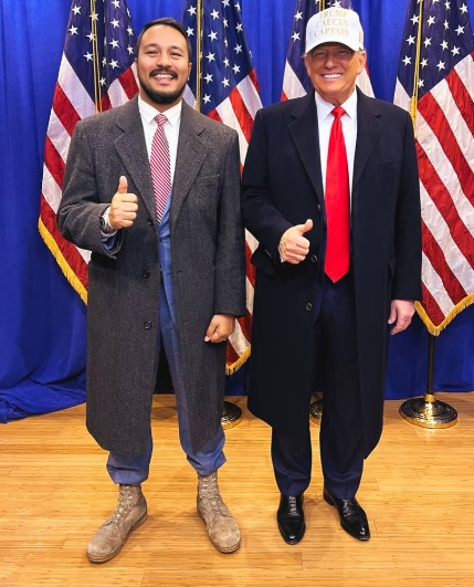 Edward Szall and Donald Trump