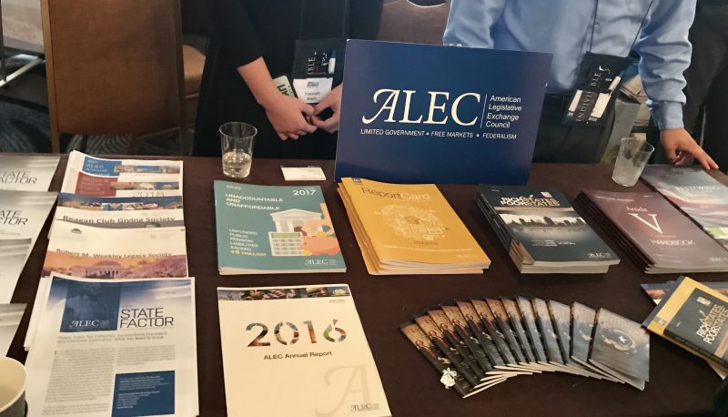 ALEC Booth at Road to Majority Conference. (Photo Cred: Malina)
