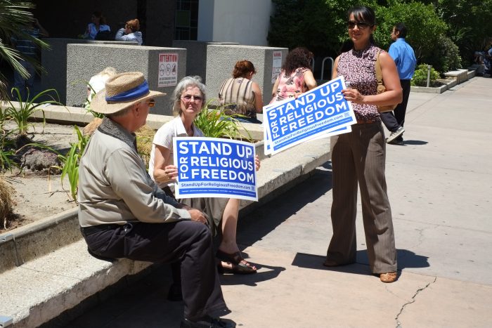 Stand Up for Religious Freedom rally against HHS mandates